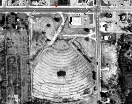 Vista Drive-In Theatre - Aerial - Photo From Terraserver (newer photo)